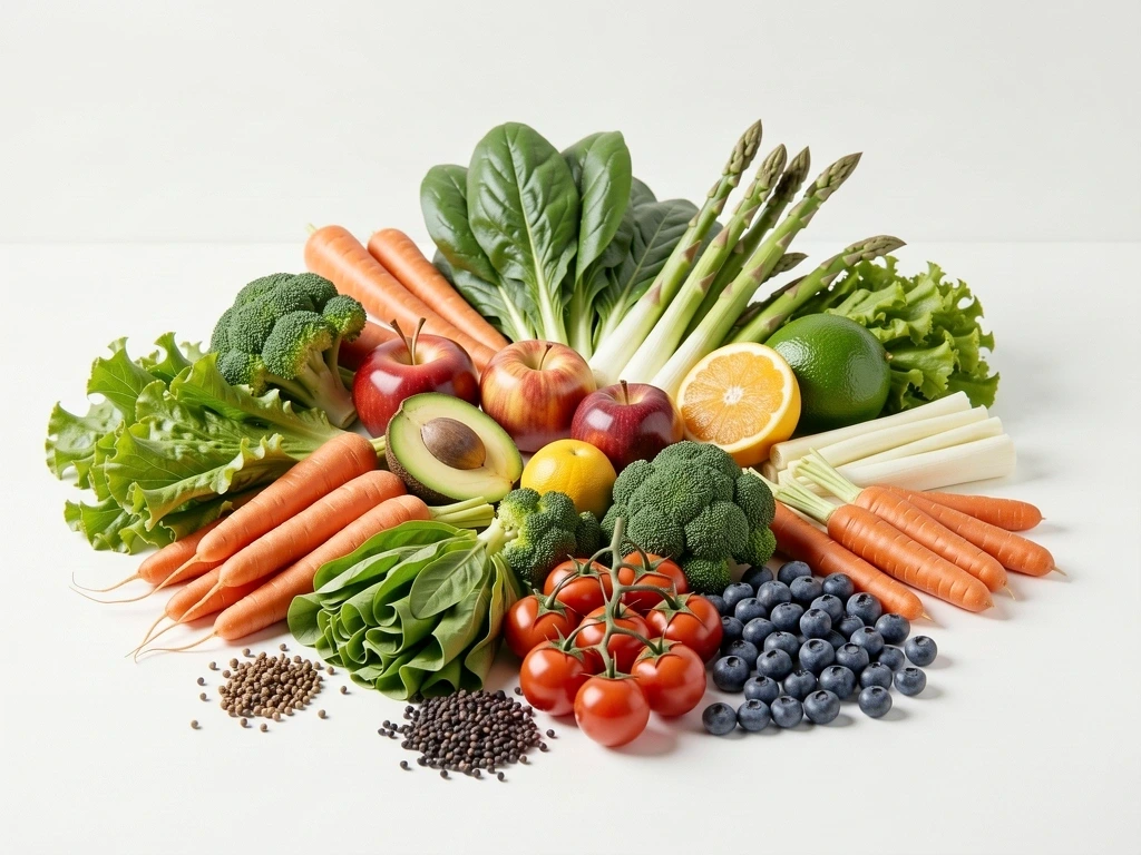 Gesunde Lebensmittel Auswahl